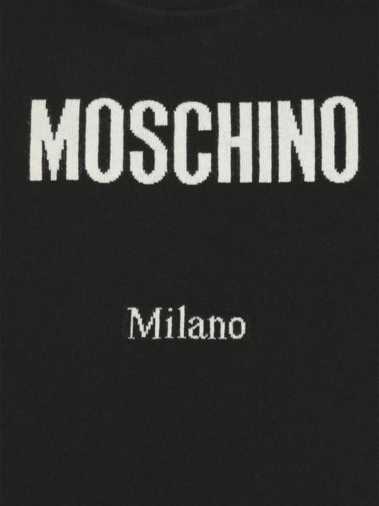 25FW 모스키노 스웨터 09315202 0555 Black - MOSCHINO