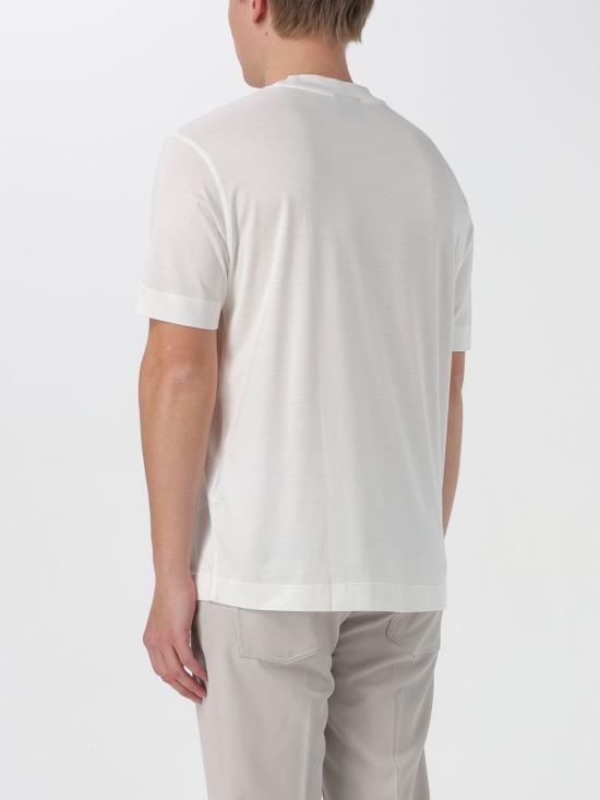 25FW 엠포리오 아르마니 반팔 티셔츠 3D1TA21JUVZ 01B2 White - EMPORIO ARMANI