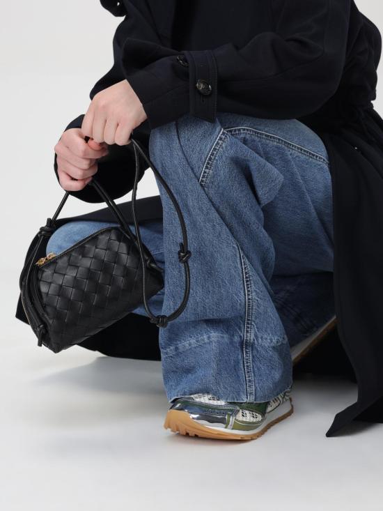 26SS 보테가베네타 인트레치아토 콘서트 파우치 794258VCPP1 8425 Black - BOTTEGA VENETA