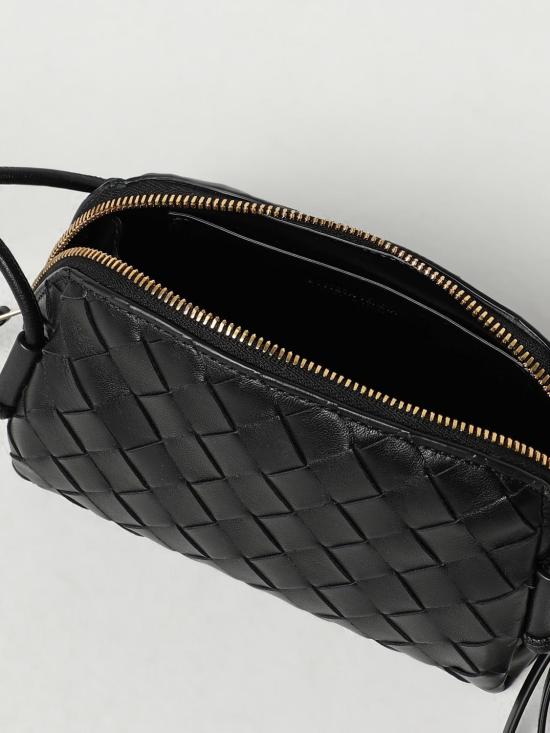 26SS 보테가베네타 인트레치아토 콘서트 파우치 794258VCPP1 8425 Black - BOTTEGA VENETA