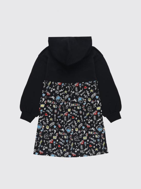 25FW [키즈] 모스키노 원피스 HDV0H0LCA77 60100 Blue - MOSCHINO