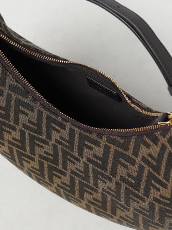 26SS 펜디 펜디그라피 스몰 패브릭 호보백 8BR798ALP3 F1I02 Tobacco - FENDI