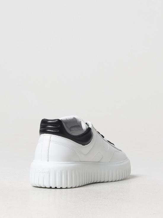 26SS 호간 H 스트라이프 스니커즈 HXM6450FC60LE9 0001 White - HOGAN