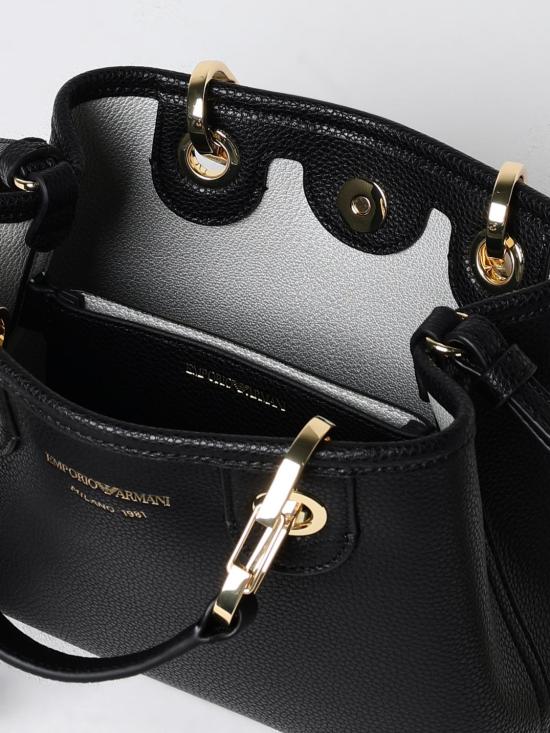 25FW 엠포리오 아르마니 토트백 EW000382AF12103 MC032 Black - EMPORIO ARMANI