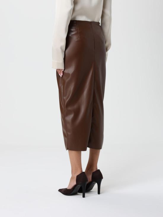 25FW 하니타 스커트 H G1000 4413 COGNAC Leather - HANITA