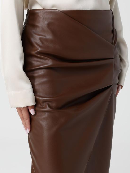 25FW 하니타 스커트 H G1000 4413 COGNAC Leather - HANITA