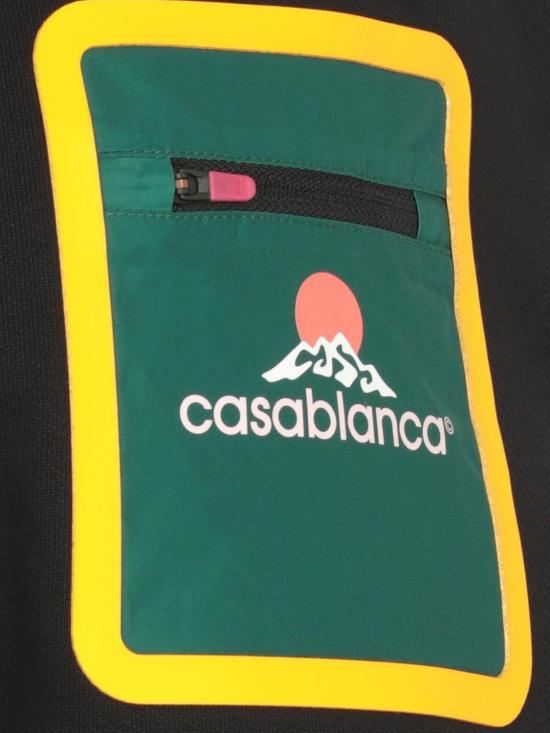 25FW 카사블랑카 숏팬츠 MPF25JTR279 01 Black - CASABLANCA