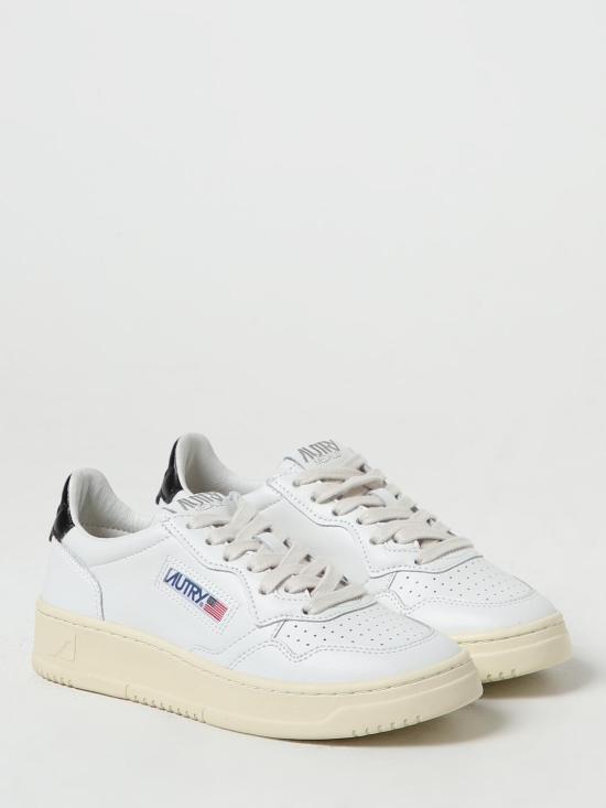 26SS 오트리 메달리스트 로우 레더 스니커즈 AULWLL22 White - AUTRY