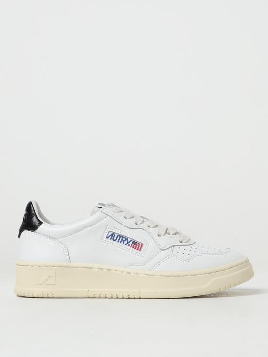 26SS 오트리 메달리스트 로우 레더 스니커즈 AULWLL22 White