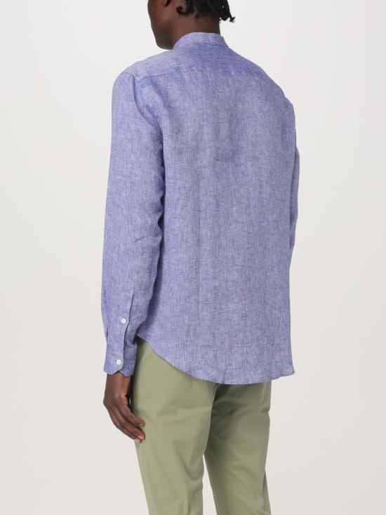 25FW 엠포리오 아르마니 긴팔 셔츠 01SMGL010F9 919 Avion - EMPORIO ARMANI