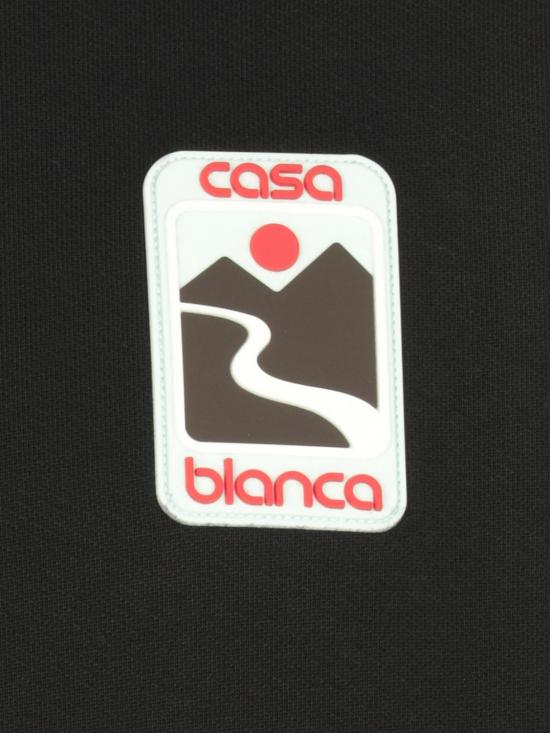 25FW 카사블랑카 긴팔 티셔츠 MPF25JTP293 01 Black - CASABLANCA