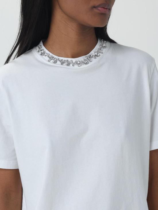 25FW 골든구스 반팔 티셔츠 GWP01220P00067310363 White - GOLDEN GOOSE