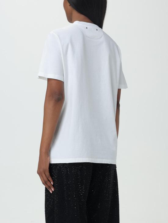 25FW 골든구스 반팔 티셔츠 GWP01220P00067310363 White - GOLDEN GOOSE