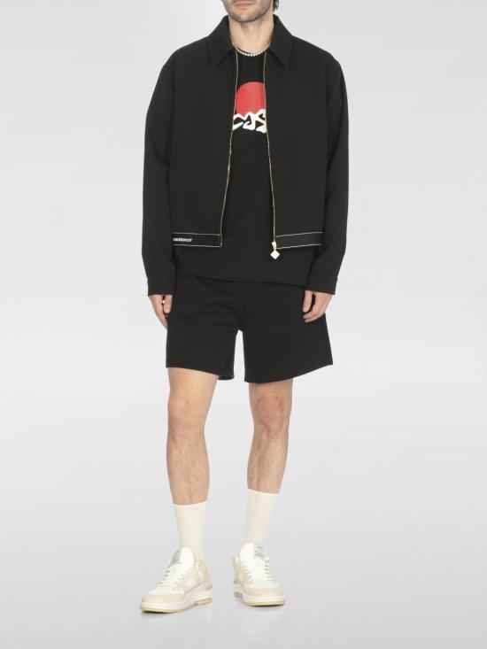 25FW 카사블랑카 반팔 티셔츠 MPF25JTS001 02 Black - CASABLANCA