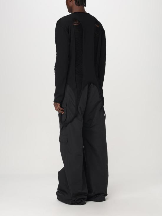 25FW 릭 오웬스 스웨터 RR01E5671KGRIDM 09 Black - RICK OWENS