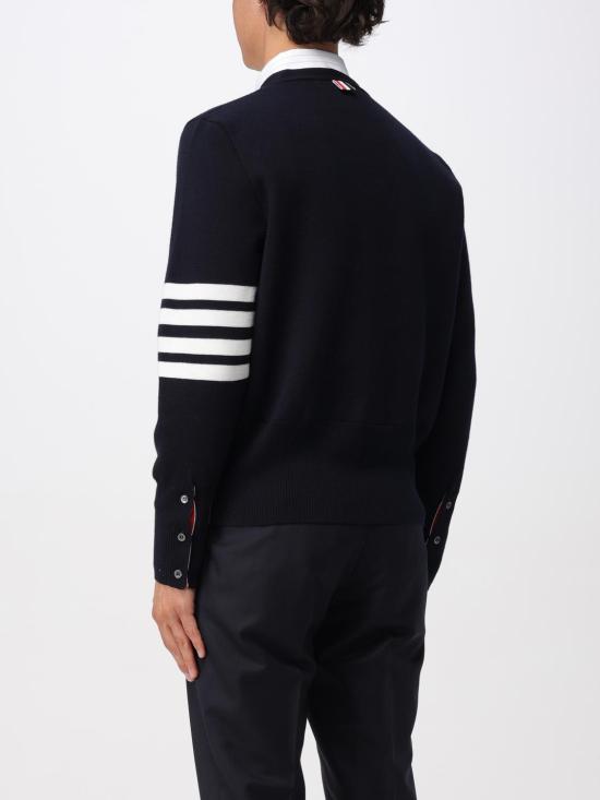 25FW 톰브라운 스웨터 MKC160A415 415 Blue - THOM BROWNE