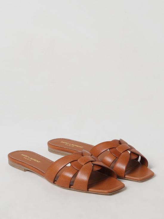 25FW 생로랑 뮬/슬리퍼 571952BDA00 2206 Amber - SAINT LAURENT