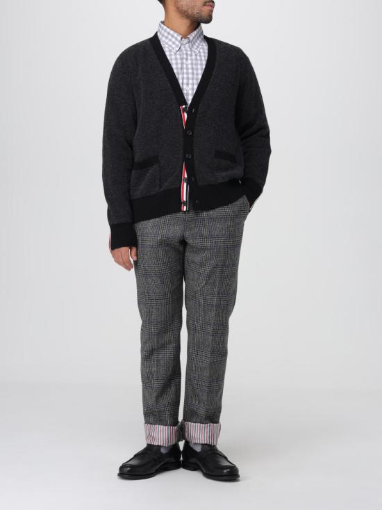 25FW 톰브라운 스웨터 MKC607B001 001 Grey - THOM BROWNE