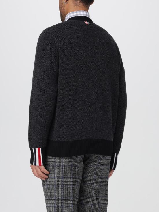 25FW 톰브라운 스웨터 MKC607B001 001 Grey - THOM BROWNE