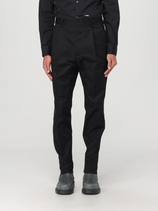 25FW 디스퀘어드2 스트레이트 팬츠 S74KB0881S39021 900 Black