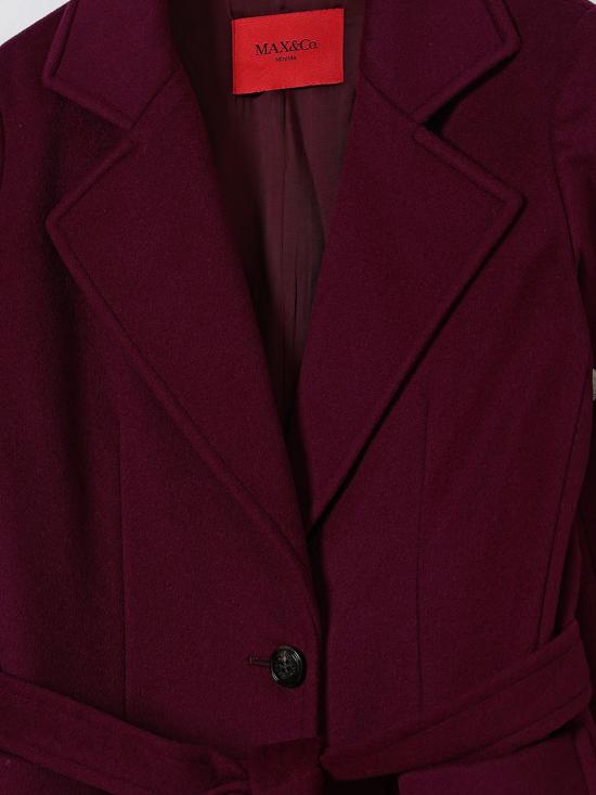 25FW [키즈] 막스앤코 코트 MX0001MX052 MX403 Plum - MAX & CO.