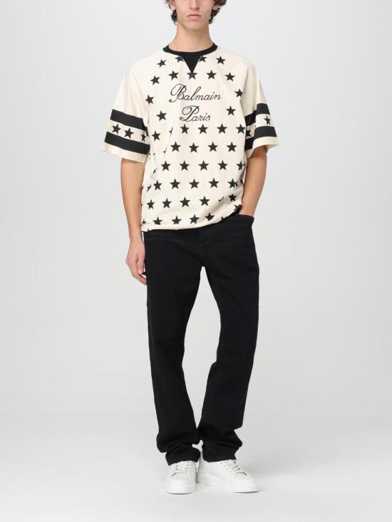 25FW 발망 데님 팬츠 CH1MI070DD96 0PA Black - BALMAIN