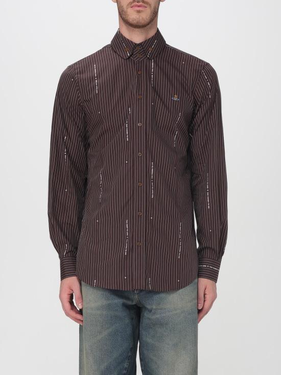 25FW 비비안웨스트우드 셔츠 24010005W009T O205 Brown