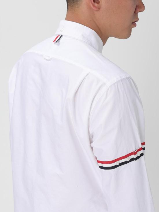 25FW 톰브라운 긴팔 셔츠 MWL150E100 100 White - THOM BROWNE