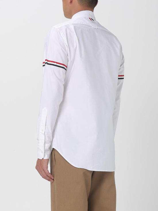 25FW 톰브라운 긴팔 셔츠 MWL150E100 100 White - THOM BROWNE