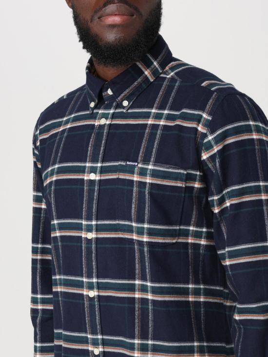 25FW 바버 긴팔 셔츠 MSH5037MSH BL53 Grey - BARBOUR