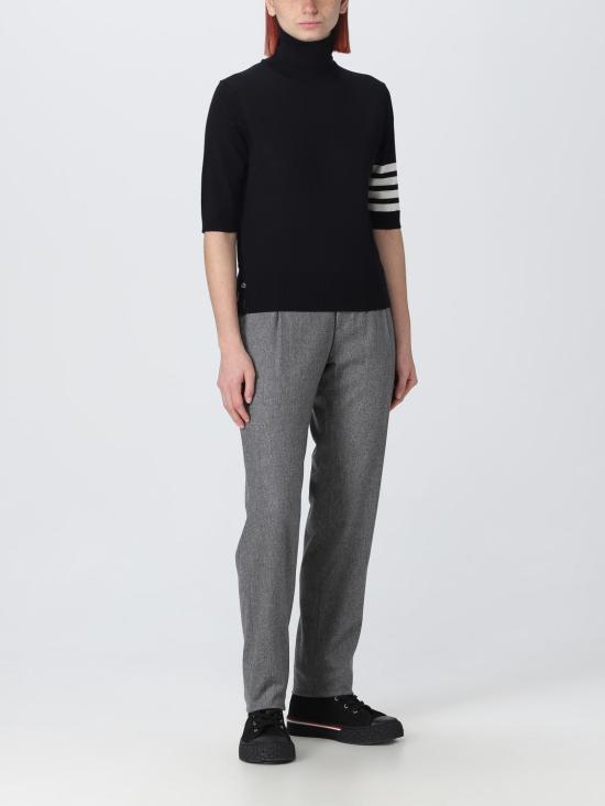 25FW 톰브라운 터틀넥 FKA434AY1014 415 Blue - THOM BROWNE