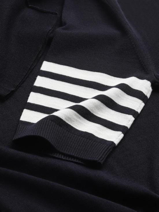 25FW 톰브라운 터틀넥 FKA434AY1014 415 Blue - THOM BROWNE