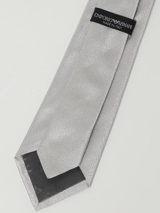 25FW 엠포리오 아르마니 넥타이 EM001346TE13727 U1018 Grey - EMPORIO ARMANI