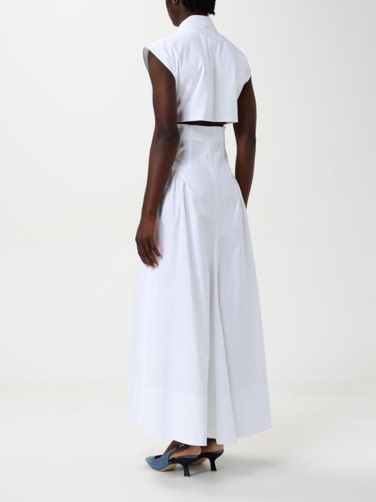 25FW 스포트막스 롱 원피스 2512221092600 001 White - SPORTMAX