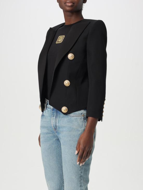 25FW 발망 자켓 EF1SC225ME54 0PA Black - BALMAIN