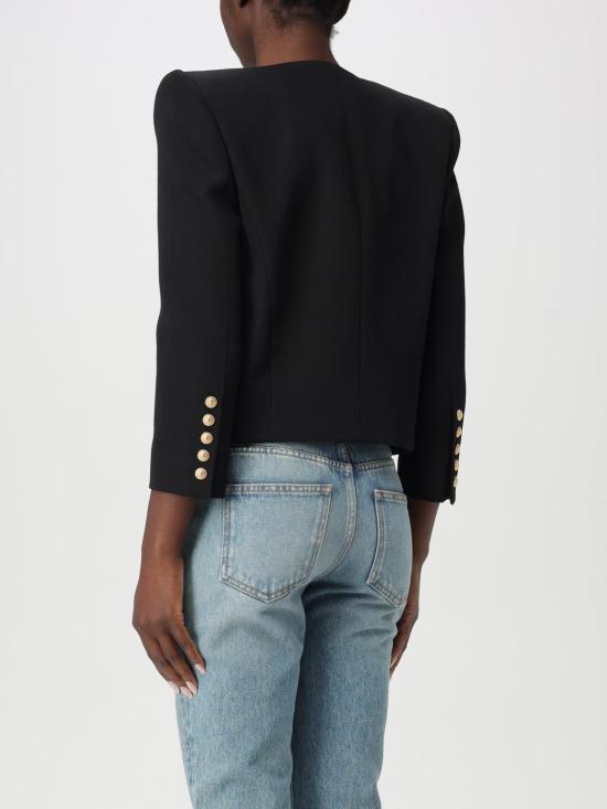 25FW 발망 자켓 EF1SC225ME54 0PA Black - BALMAIN