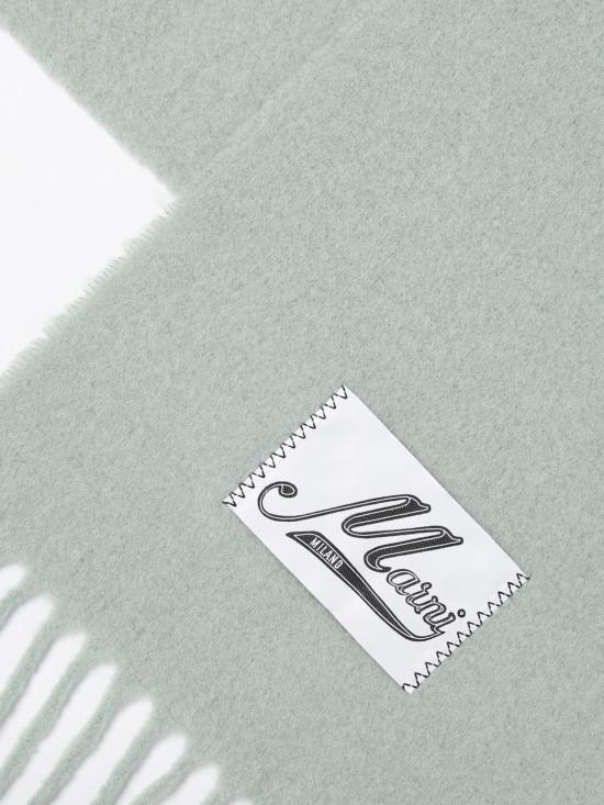 25FW 마르니 터콰이즈 알파카 스카프 SCMC0059Y0UTW918 00V19 Green - MARNI