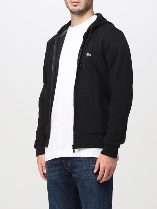 25FW 라코스테 긴팔 티셔츠 SH9626 031 Black - LACOSTE