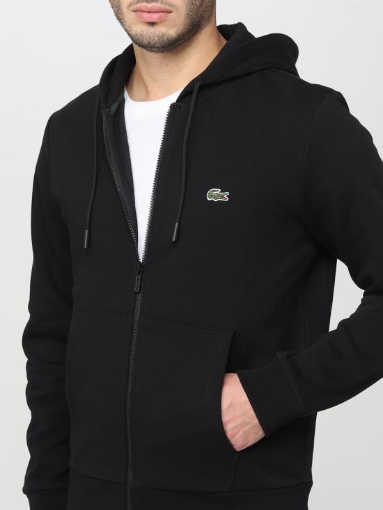 25FW 라코스테 긴팔 티셔츠 SH9626 031 Black - LACOSTE