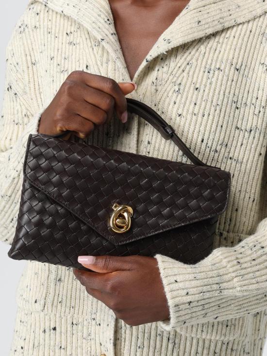 26SS 보테가베네타 노트 락 크로스바디백 817191V08Z0 2190 Brown - BOTTEGA VENETA