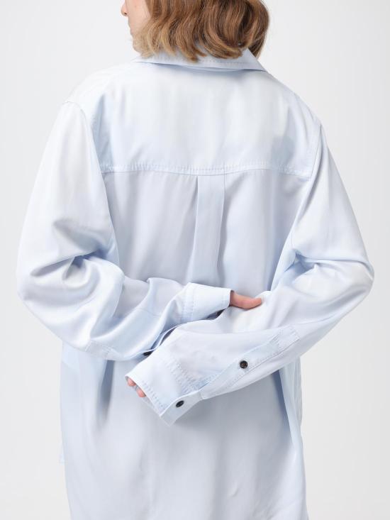 25FW 보테가베네타 블라우스 756670V35E0 1582 Sky Blue - BOTTEGA VENETA