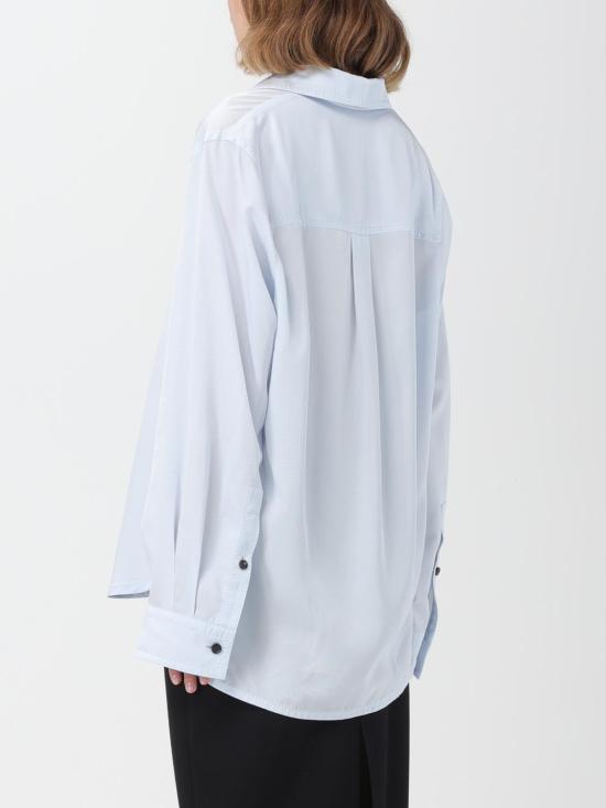 25FW 보테가베네타 블라우스 756670V35E0 1582 Sky Blue - BOTTEGA VENETA