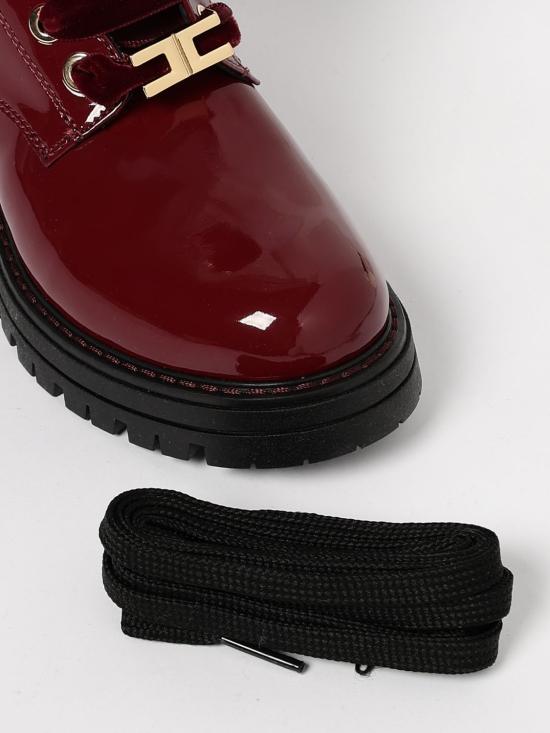 25FW [키즈] 엘리자베타프랜치 미들 부츠 F4A5E04141848 R006 Burgundy - ELISABETTA FRANCHI