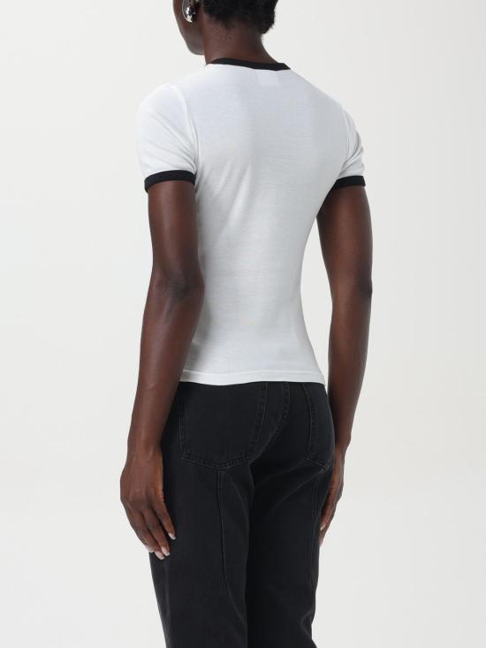 25FW 쿠레쥬 반팔 티셔츠 VESJTS017JS0070 0098 White - COURREGES