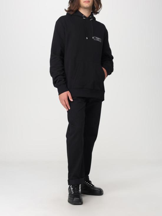 25FW 발망 긴팔 티셔츠 BH0JT047JB53 0PA Black - BALMAIN