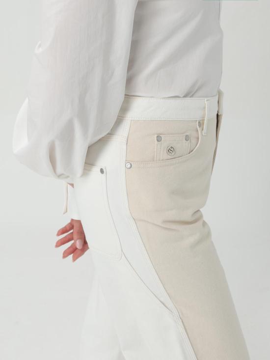 25FW 스텔라 맥카트니 데님 팬츠 6D02433SPH57 9067 White - STELLA MCCARTNEY