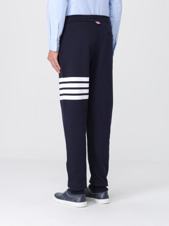 25FW 톰브라운 클래식 루프백 엔지니어드 4바 스웨트팬츠  MJQ008H00535 461 Blue - THOM BROWNE