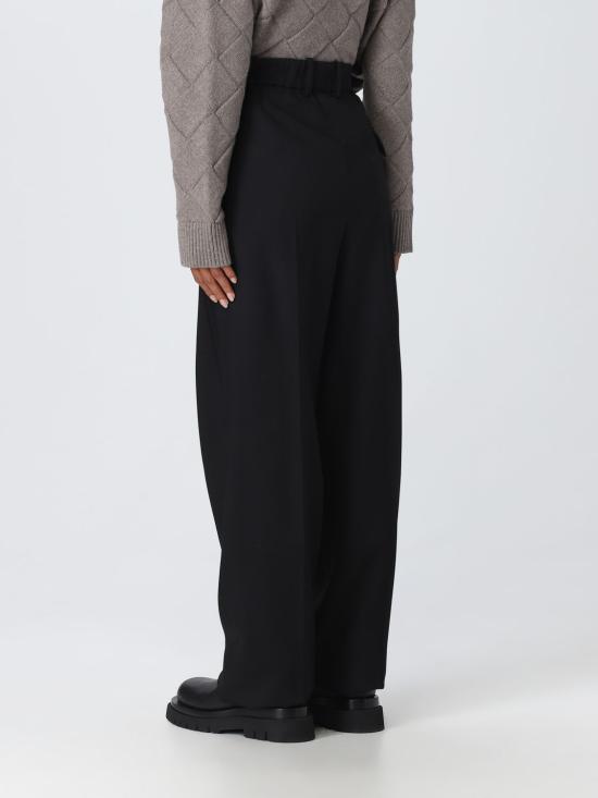 25FW 보테가베네타 스트레이트 팬츠 743610V25W0 1000 Black - BOTTEGA VENETA