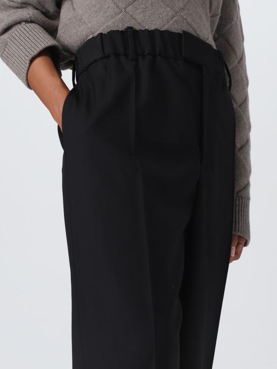 25FW 보테가베네타 스트레이트 팬츠 743610V25W0 1000 Black - BOTTEGA VENETA