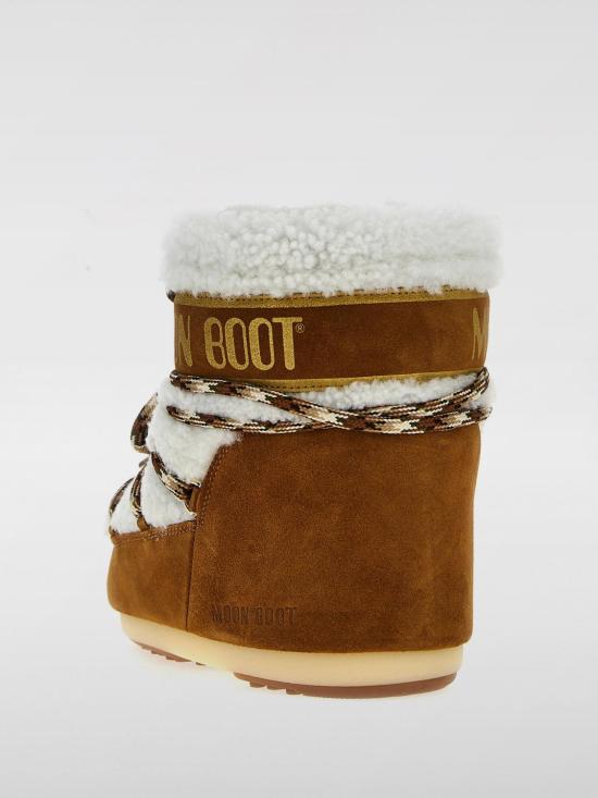 25FW 문부츠 아이콘 나일론 로우 부츠 80D1409580 MA03 Brown - MOON BOOT